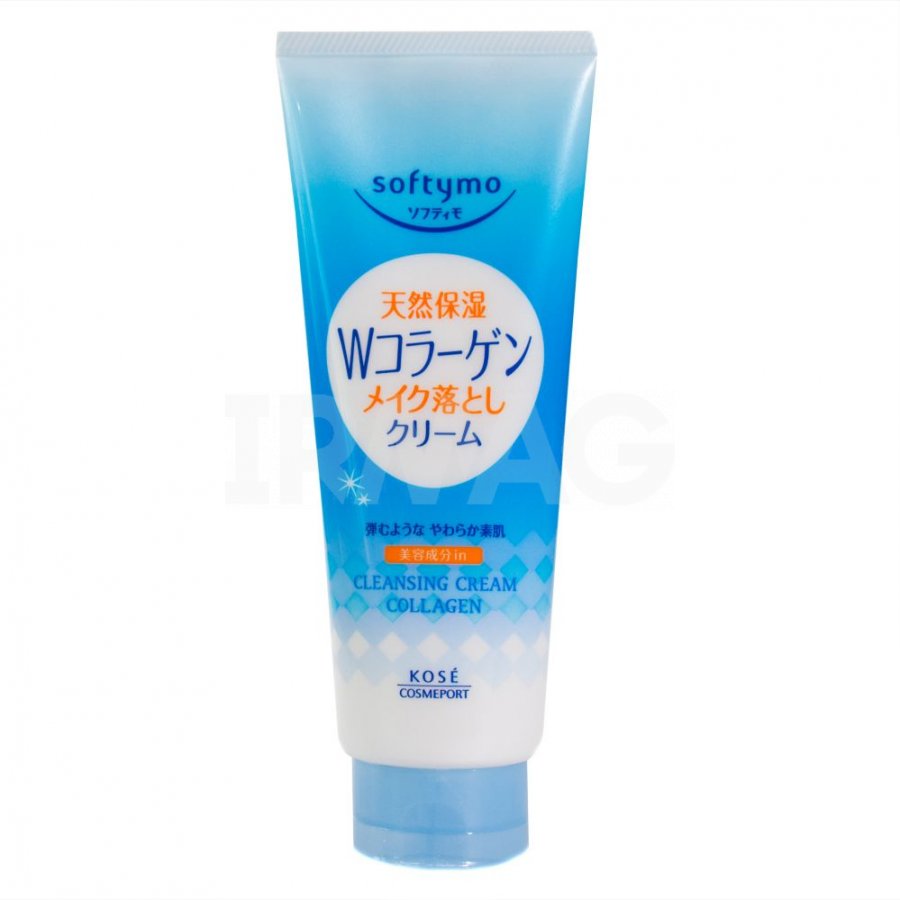 Крем для глубокого очищения лица KOSE COSMEPORT с коллагеном (с массажным эффектом) Softymo, туба 210 г