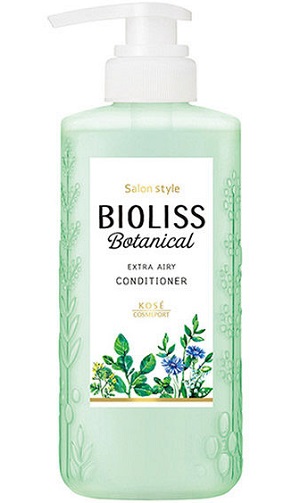 Кондиционер для придания объема волосам KOSE COSMEPORT Salon Style Bioliss Botanical, свежий цитрусовый аромат, 480 мл