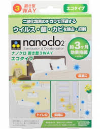 Блокатор вирусов для помещений NANOCLO2, контейнер с крючком, коробка 1 шт.