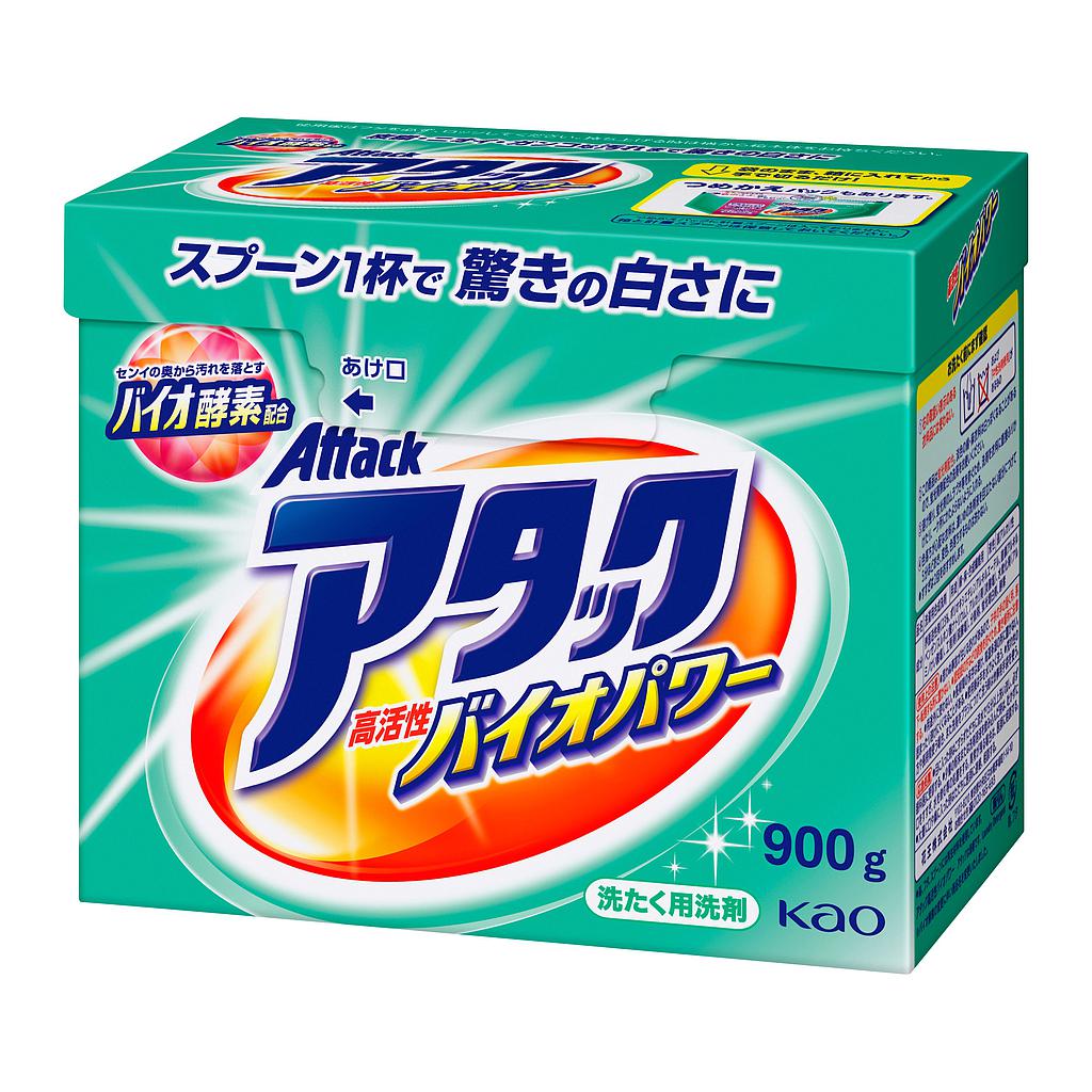 Стиральный порошок KАО ATTACK BIO EX Laundry Detergent концентрированный, универсальный 900 гр