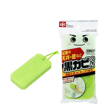 Губка LEC для удаления черной плесени в ванной (из нетканых волокон с полирующими частицами) (70х18х150 мм) 1 шт.