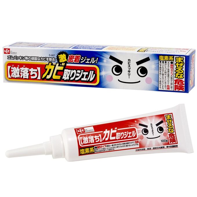 Гель LEC от плесени для силиконовых, резиновых и цементных швов (концентрированный) 100 гр