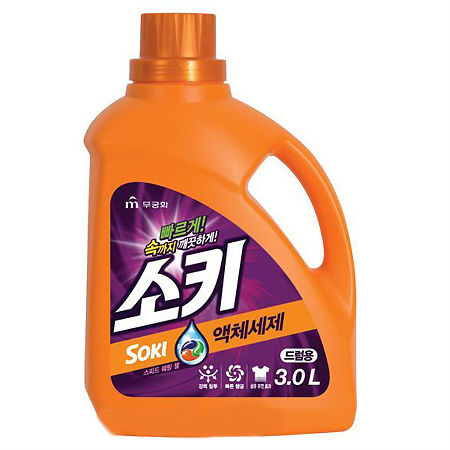 Жидкое средство для стирки MUKUNGHWA Soki (в автоматических стиральных машинах с горизонтальной загрузкой), 3 л