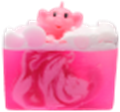 Мыло с игрушкой BOMB COSMETICS розовый слоник в лимонаде, 100 г