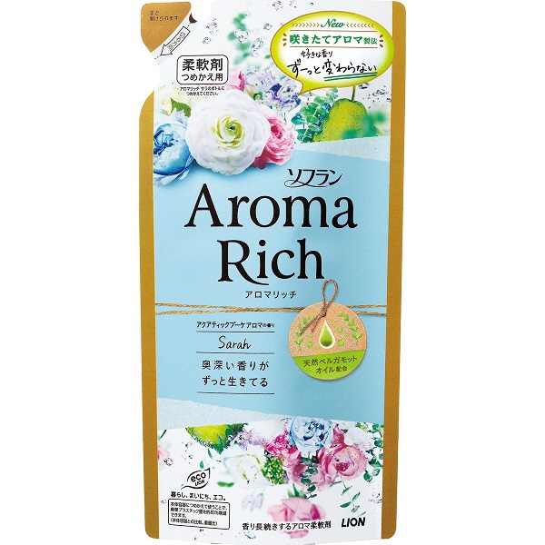 Кондиционер для белья LION длительного действия (аромат унисекс), запасной блок, 400 мл