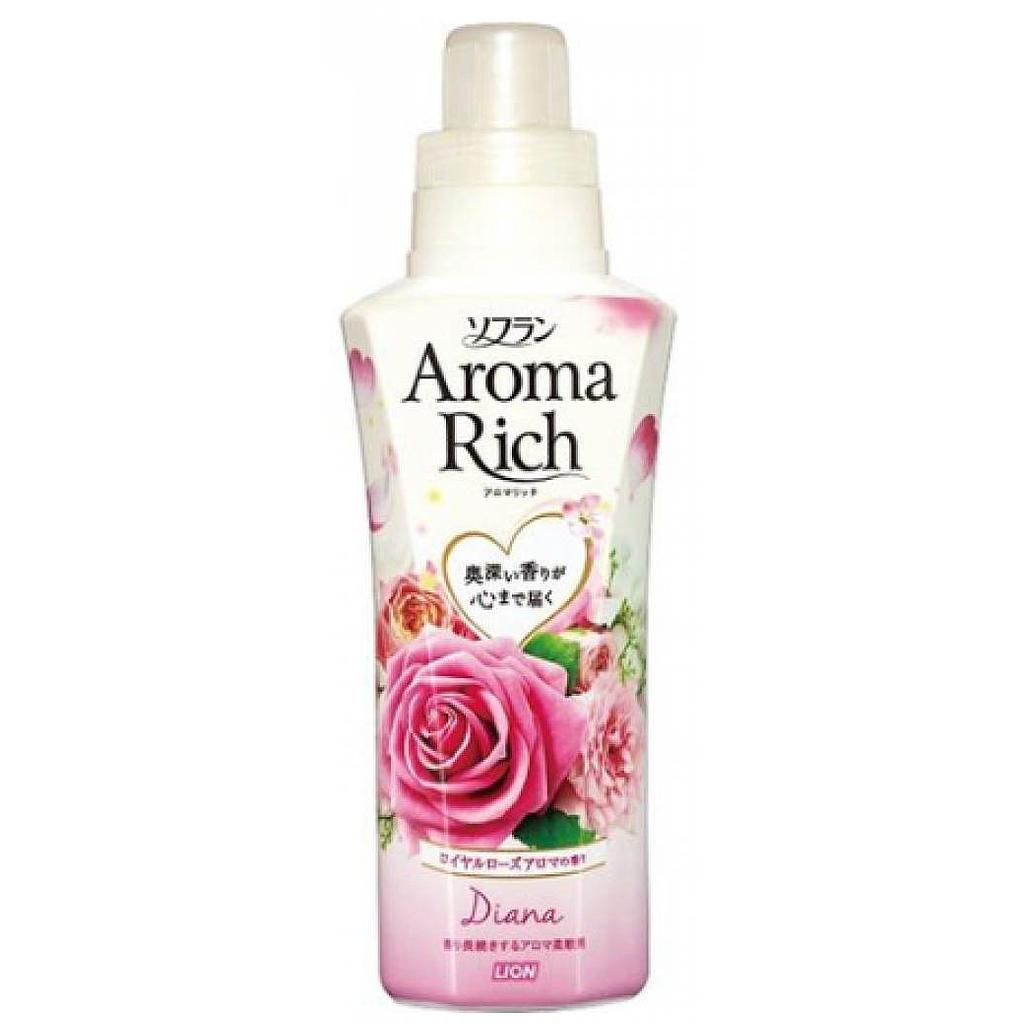 Кондиционер для белья LION AROMA (длительного действия Aroma Rich Diana / Диана с богатым ароматом натуральных масел (женский аромат)) 520 мл