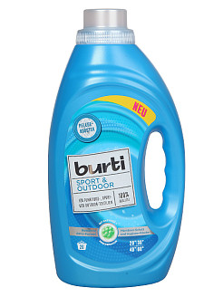 Средство для стирки жидкое  Burti  для спортивной одежды, 1,45 л