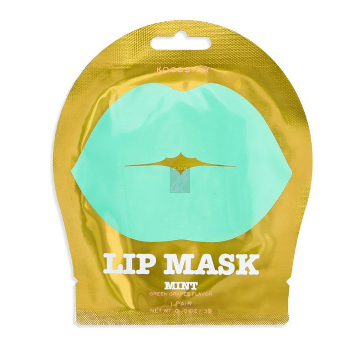 Гидрогелевые патчи для губ  Kocostar с ароматом Зеленого винограда ( Мятные), 3 г