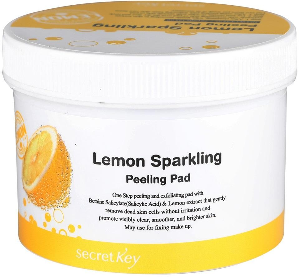 Пилинг-диски для лица Secret Key Лемон Спарклинг, 70 шт.