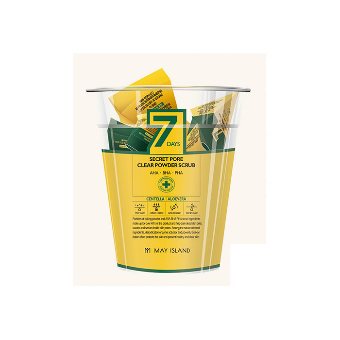 Скраб для глубокого очищения пор May Island 7Days Secret Pore Clear Powder Scrub 5 гр.