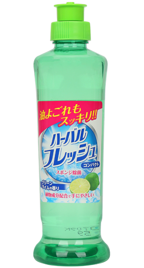 Концентрированное средство MITSUEI для мытья посуды, овощей и фруктов (аромат зеленого лайма) 250 мл