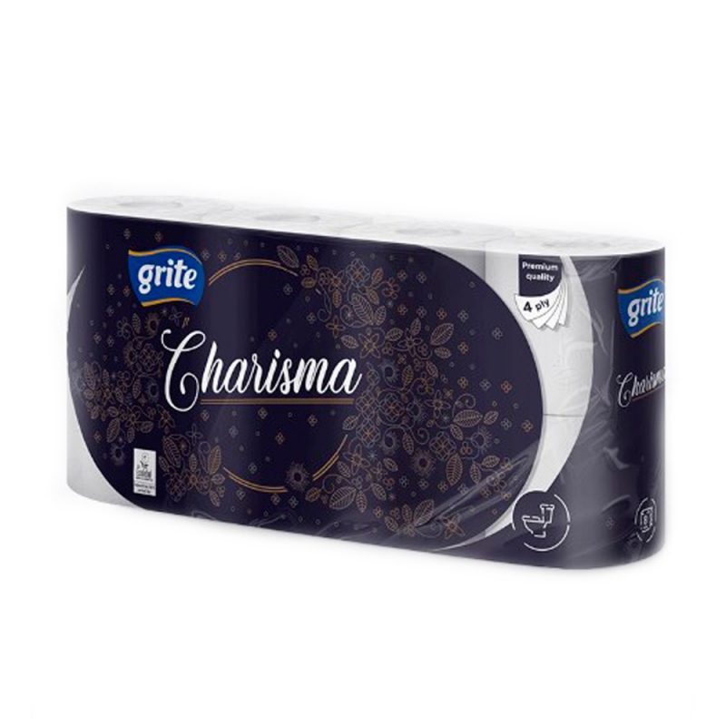 Туалетная бумага GRITE Charisma четырехслойная 12 рул.