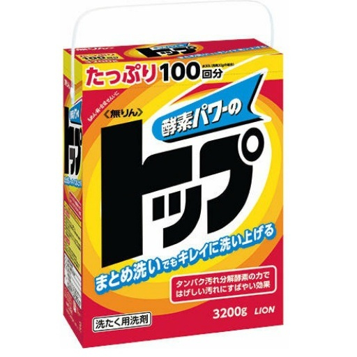 Стиральный порошок LION (концентрат) «Топ – сила ферментов», 3,2 кг