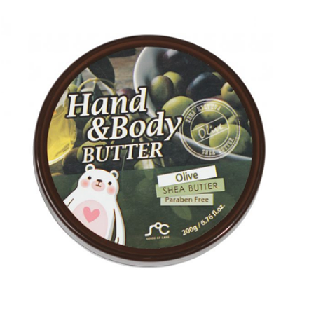 Крем-масло для рук и тела Rainbow Beauty Sense of Care с маслом Ши и экстрактом оливы, 200 г