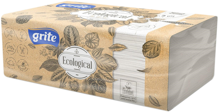 Упаковка бумажных полотенец Grite Ecological FT двухслойных 150 листов