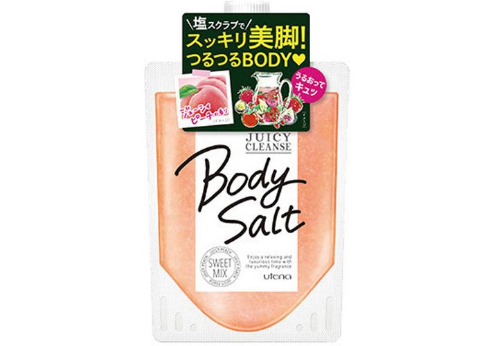Солевой скраб UTENA для тела с аргановым маслом и клубнично-земляничным соком, 300 гр
