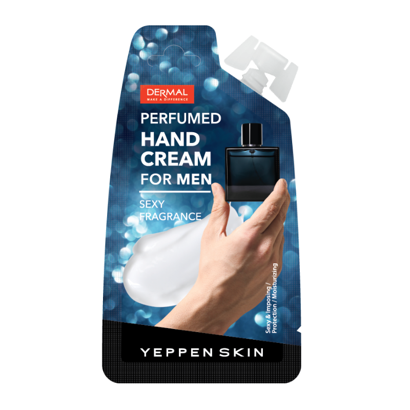 Мужской парфюмированный крем для рук YEPPEN SKIN с маслом ши, скваланом, гиалуроновой кислотой (чувственный аромат) 20 гр
