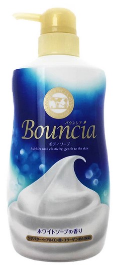 Сливочное жидкое мыло COW Bouncia для рук и тела с нежным свежим ароматом (дозатор) 500 мл