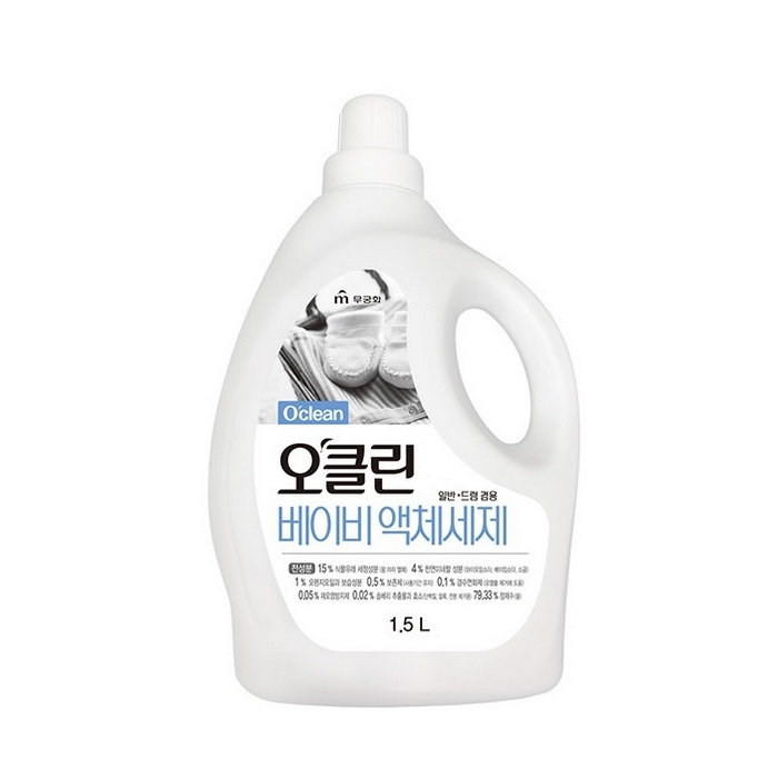 Жидкое средство MUKUNGHWA для стирки детского белья и одежды O`clean Baby liquid detergent 1,5 л