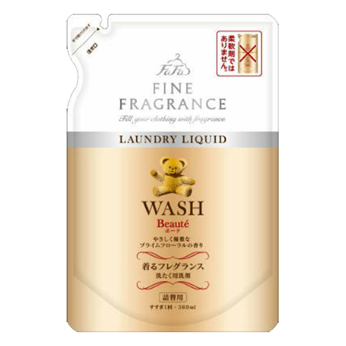 Жидкое концентрированное и ароматизированное средство для стирки NISSAN FAFA Beauty, запасной блок, 360 мл