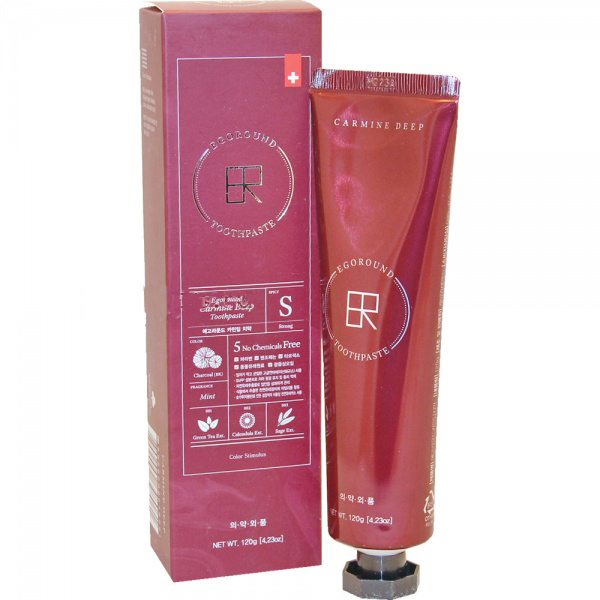 Зубная паста KM EGOROUND Глубокое очищение и здоровые десны (экстра мята), 120 гр