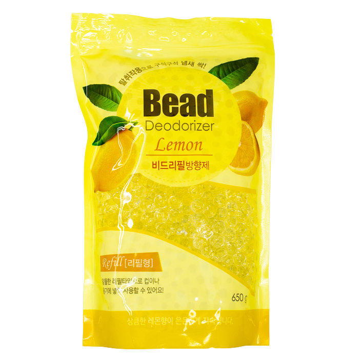 Освежитель воздуха HAPPYROOM ароматические шарики для дома (Лимон) 650 мл