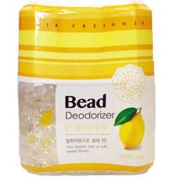 Освежитель воздуха HAPPYROOM - ароматические шарики для дома (Лимон) 200 мл