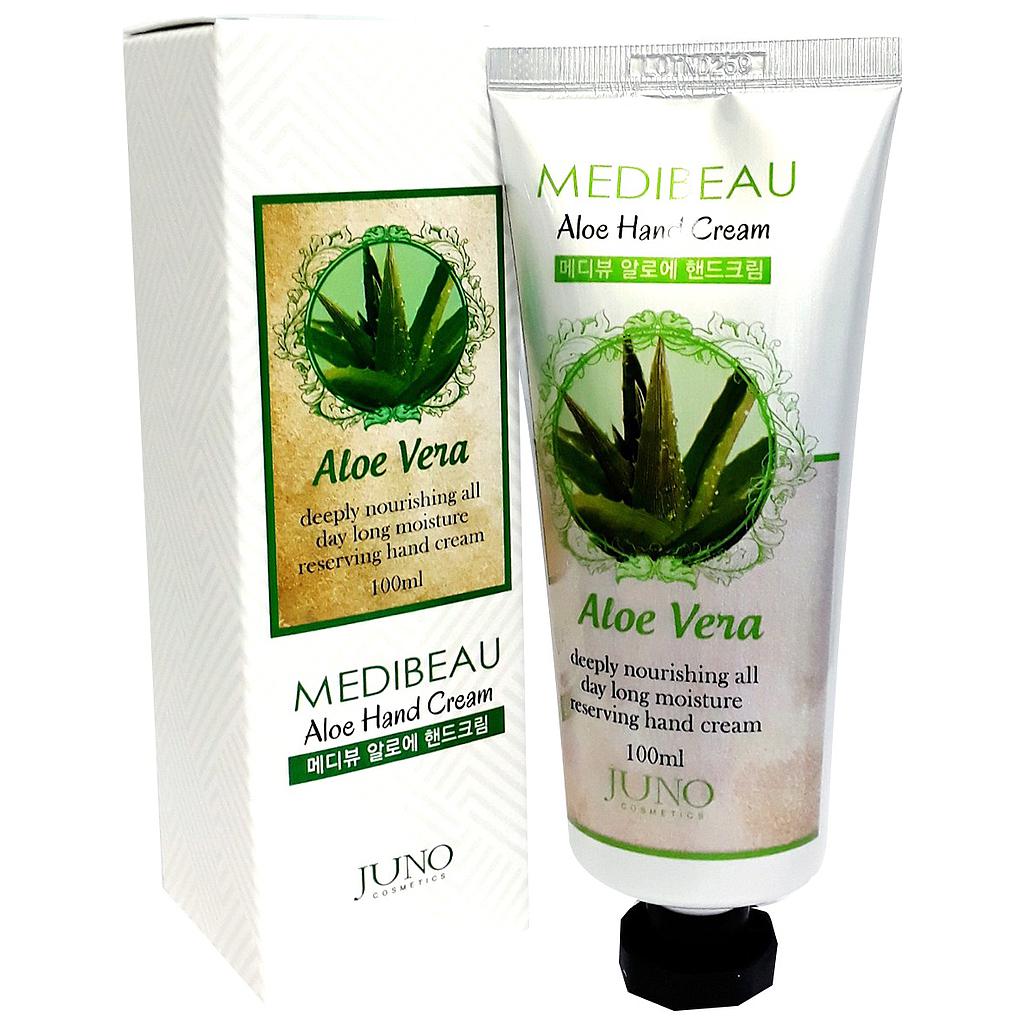 Ультра увлажняющий крем для ухода за кожей рук JUNO с алоэ для всех типов кожи 100 мл