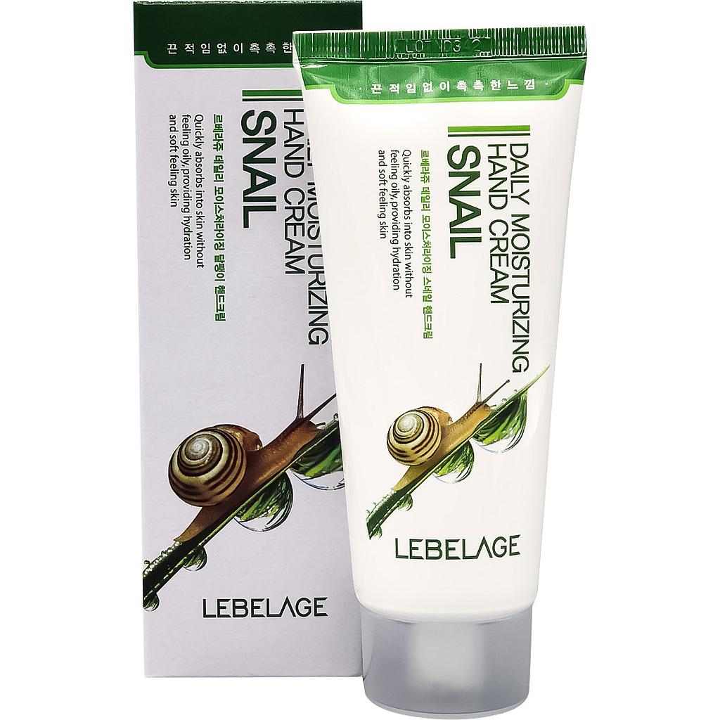 Крем для рук LEBELAGE с экстрактом секрета улитки, 100 мл