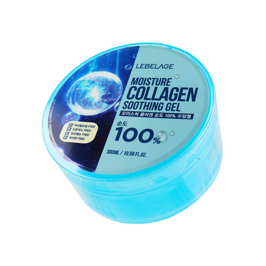 Увлажняющий смягчающий гель LEBELAGE для ухода за кожей лица и тела с 100% коллагеном, для всех типов кожи, 300 мл