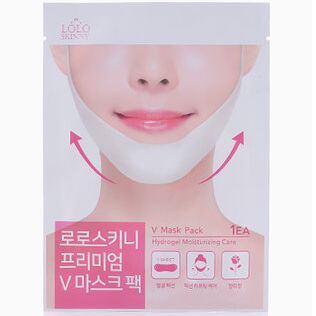 Гидрогелевая маска (бондаж) LOLOSKINNY для подтяжки и выравнивания контура лица (для всех типов кожи), 7 г