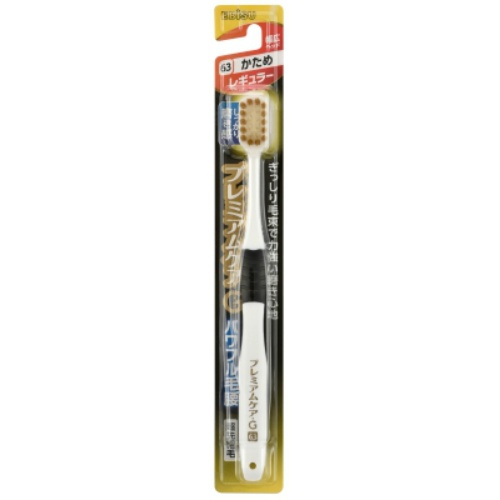 Широкая 4-х рядная зубная щетка EBISU с овальной головкой, №63 (Жесткая), 1 шт.