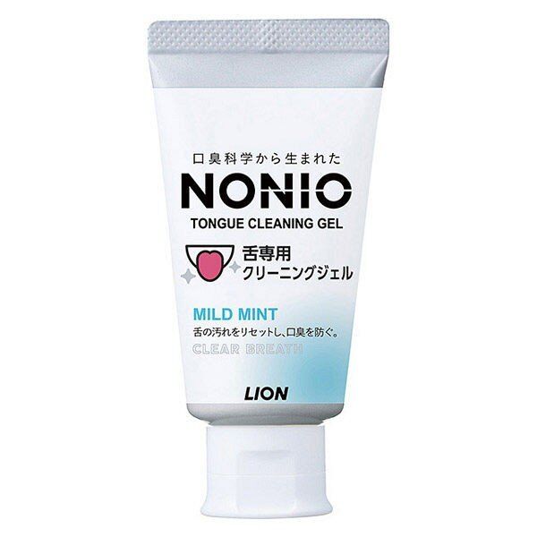 Очищающий гель LION Nonio для языка и удаления неприятного запаха (аромат нежная мята), 45 гр