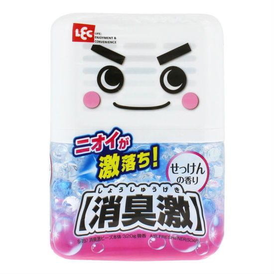 Универсальный гелевый нейтрализатор посторонних запахов LEC (с легким ароматом цветочного мыла), 320 гр