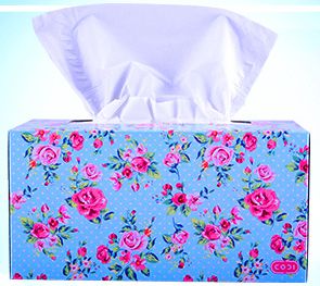 Двухслойные мягкие бумажные салфетки Ssangyong C&amp;B Розы 250 шт