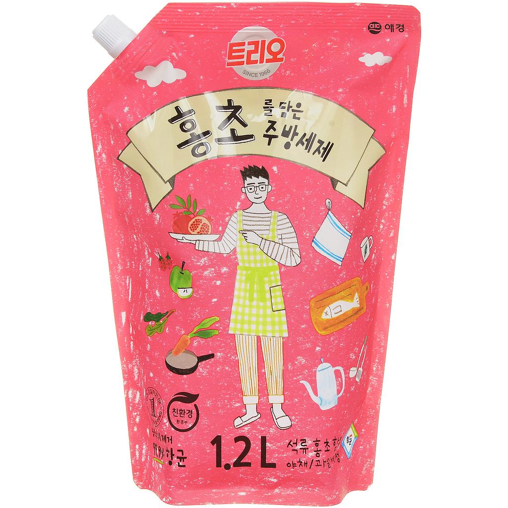 Средство для мытья посуды Kerasys Trio, Гранат, 1200 мл