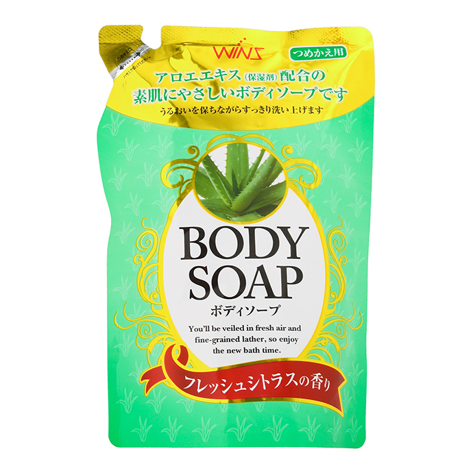 Крем-мыло для тела ND Wins Body Soap aloe с экстрактом алоэ и богатым ароматом, МУ, 400 мл