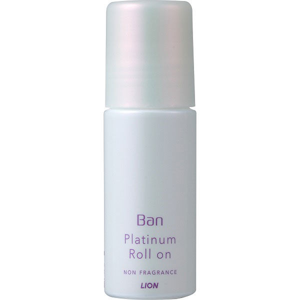 Дезодорант-антиперспирант LION роликовый, ионный BAN Platinum ( без запаха) 40 мл