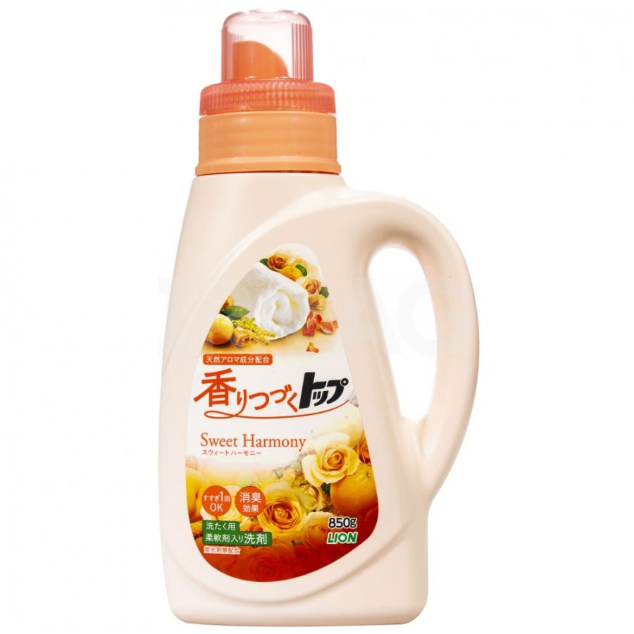 Жидкое средство LION для стирки белья Top «Сладкая гармония», 850 г