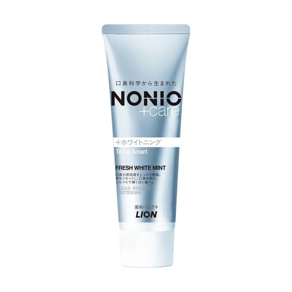 Зубная паста LION Nonio против потемнения зубов (аромат фруктов и мяты), туба, 130 г