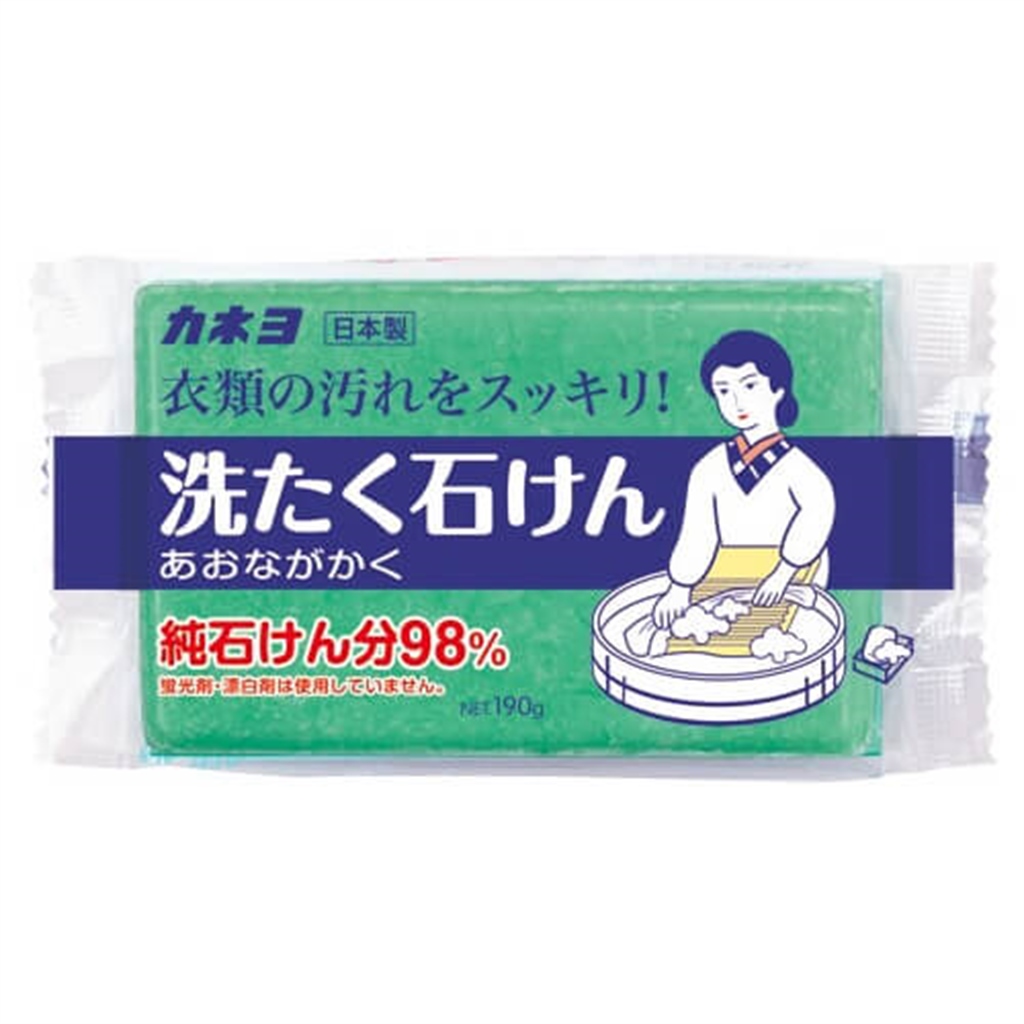 Универсальное хозяйственное мыло KAN Laundry Soap для любых типов загрязнений, 190 гр
