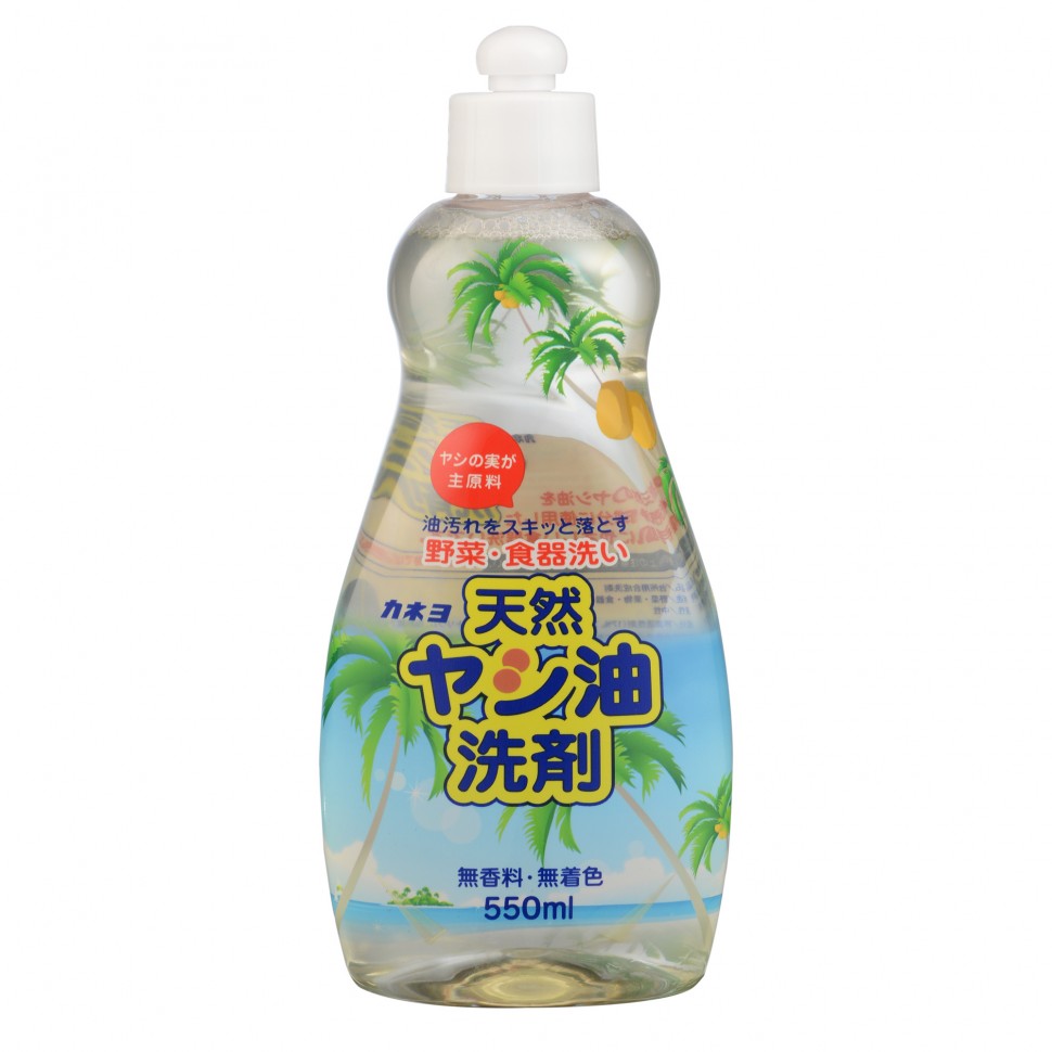 Жидкость для мытья посуды Kaneyo с кокосовым маслом, 550 мл
