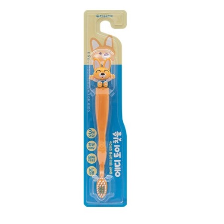Зубная щетка Pororo для детей от 3 лет (Лисёнок, мягкая), 1 шт.