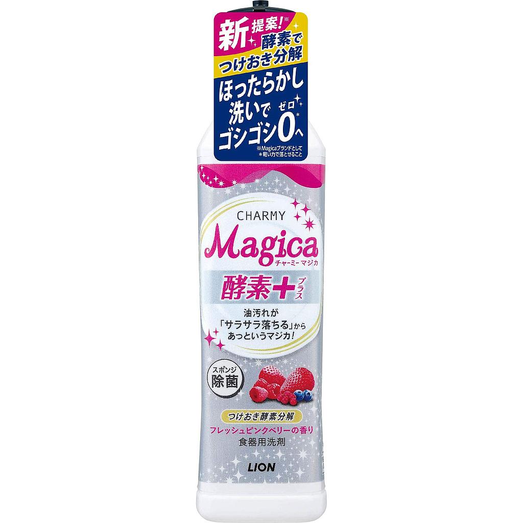 Средство для мытья посуды LION Charmy Magica+ (концентрированное, аромат свежих ягод ), 220 мл,
