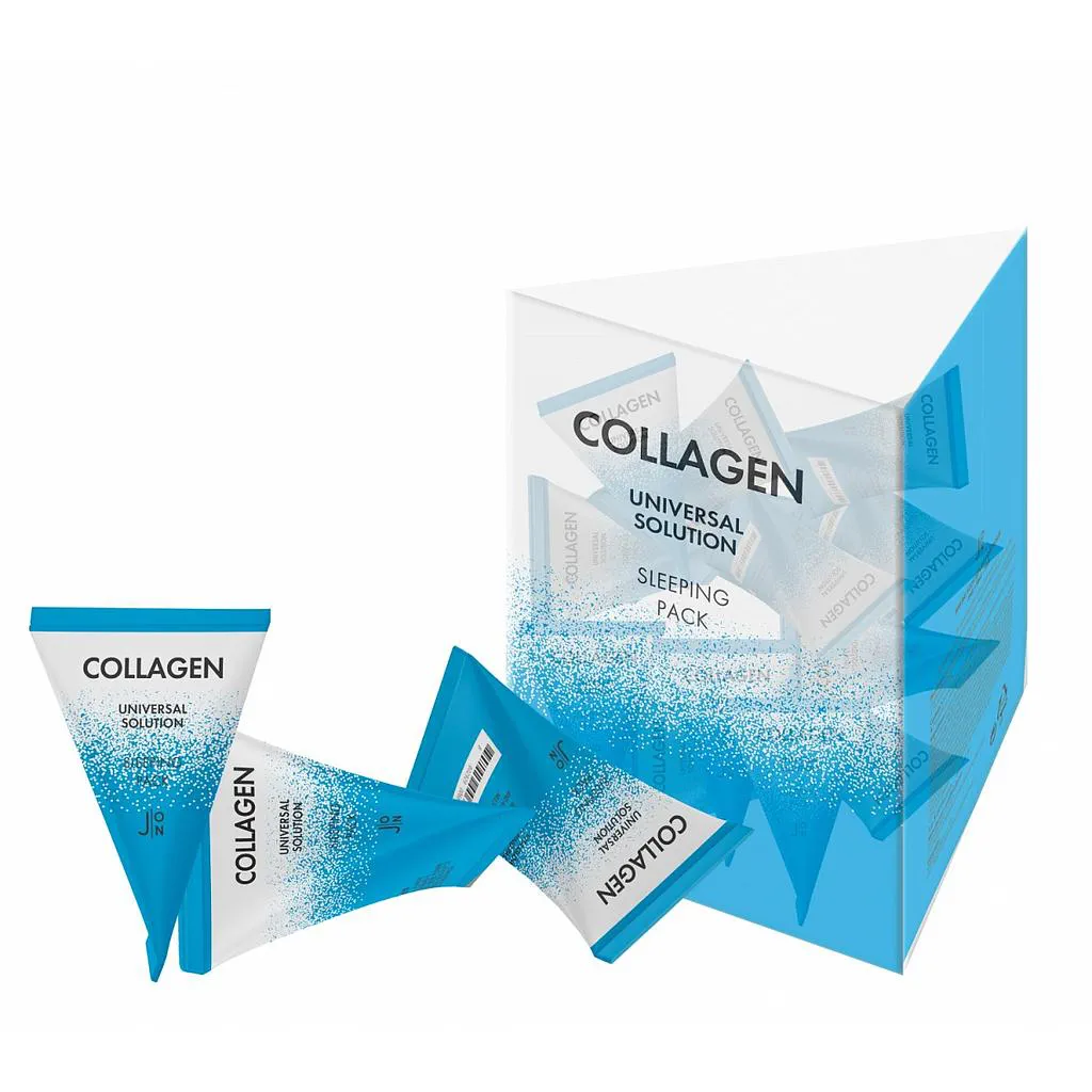 Коллаген набор: Маска для лица J:ON Collagen Universal Solution, 20 шт. * 5 гр