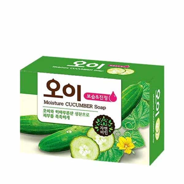 Увлажняющее туалетное мыло MUKUNGHWA с экстрактом огурца "Moisture Cucumber Soap", 100 гр