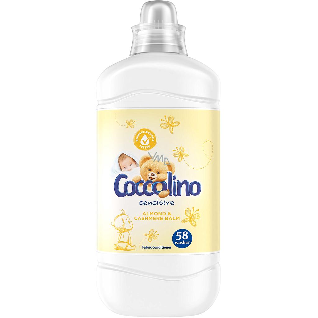 Кондиционер-ополаскиватель Coccolino Sensitive Almond &amp; Cashmere Balm 1450 мл