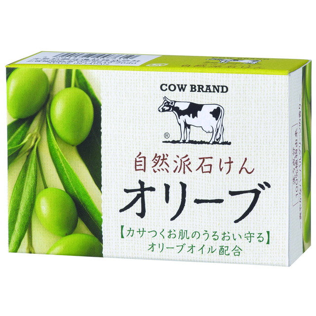 Натуральное увлажняющее мыло с оливковым маслом COW BRAND (кусок 100 г)