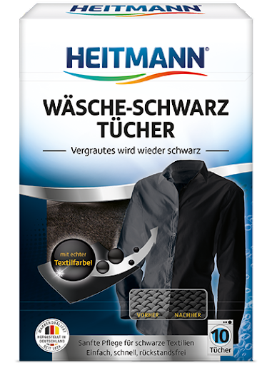 Салфетки для черного белья Heitmann 10 шт.