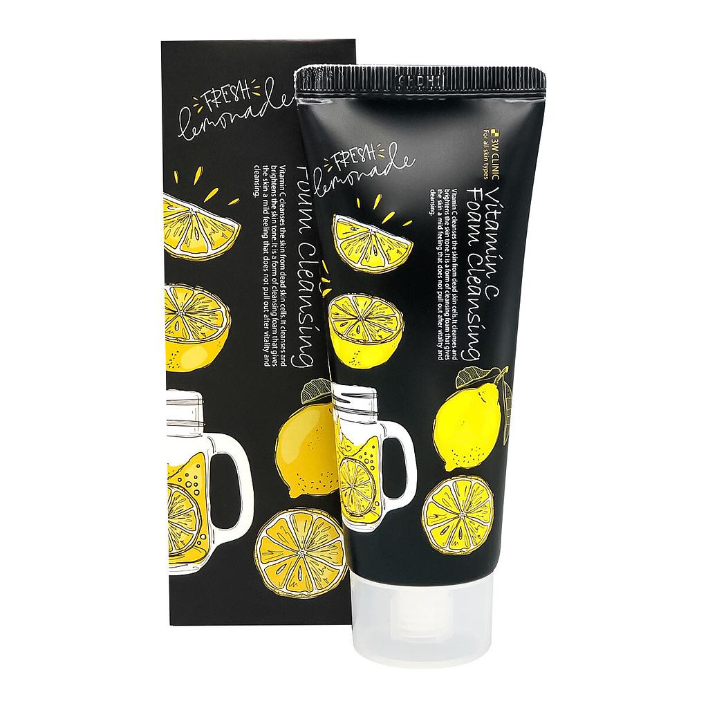 Пенка для умывания 3W CLINIC Витамин С, 100 мл